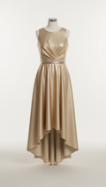 Champagne gold performance dress