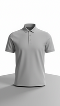Platinum Grey Tailored Tennis Polo