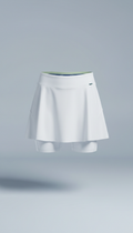 Optic White Technical Tennis Skirt